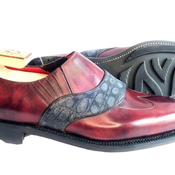 Maison Koly X Enzo Bonafe Balzac II Plum Museum Leather - Picture 3 of 3